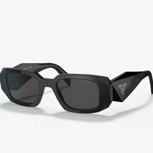 Prada Black Geometric Sunglasses